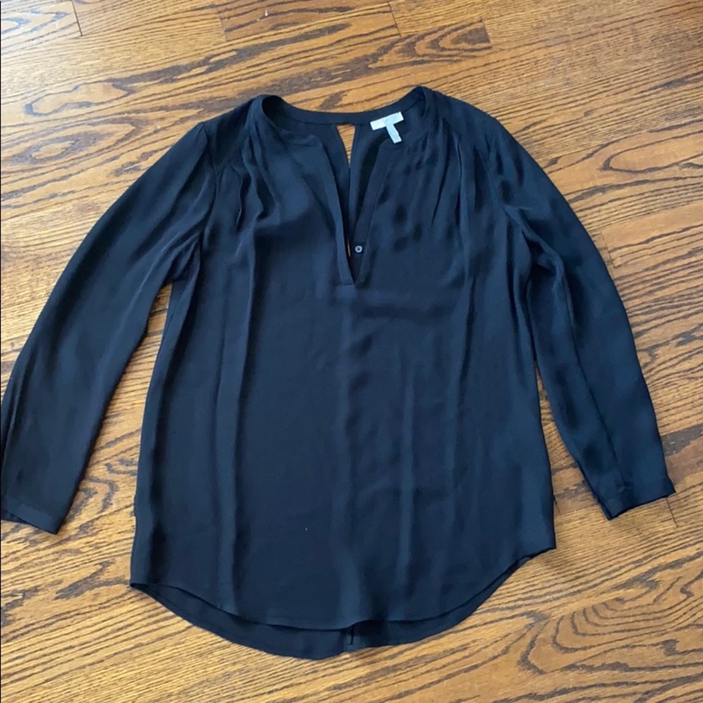 Black Silk Joie top